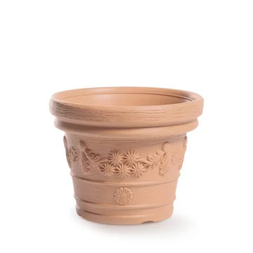 VIRÁGCSERÉP 30 DECORA - TÉGLA