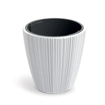 VIRÁGCSERÉP 300 ORO ROUND - FEHÉR