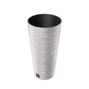 VIRÁGCSERÉP 250 FURU ROUND SLIM ECO WOOD - NATÚR