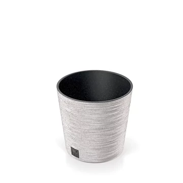VIRÁGCSERÉP 300 FURU ROUND LOW - ECO WOOD FEHÉR