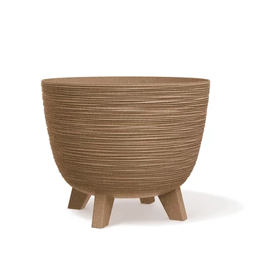 VIRÁGCSERÉP 400 FURU ECO WOOD - NATÚR