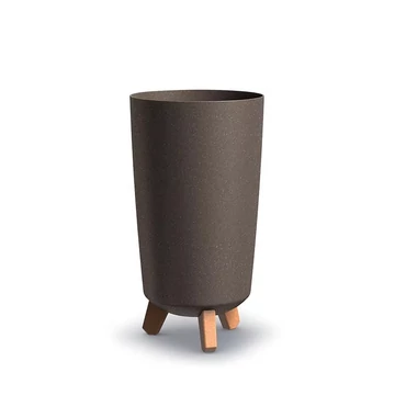 VIRÁGCSERÉP 200W GRACIA TUBUS ECO WOOD - KÁVÉ