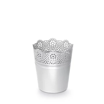 VIRÁGCSERÉP 140 LACE - FEHÉR