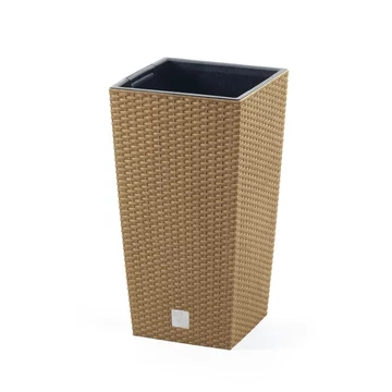 VIRÁGCSERÉP 240 NÉGYSZÖG RATO SQUARE ECO WOOD 2IN1 - NATÚR