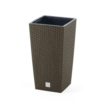 VIRÁGCSERÉP 240 NÉGYSZÖG RATO SQUARE ECO WOOD KÁVÉ