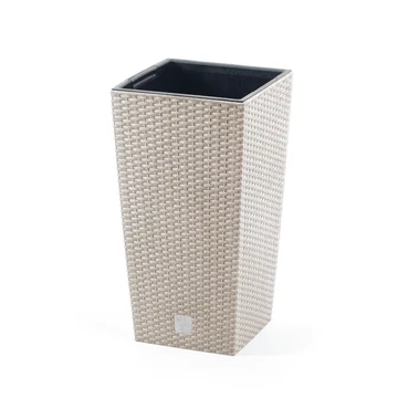VIRÁGCSERÉP 240 NÉGYSZÖG RATO SQUARE ECO WOOD FEHÉR