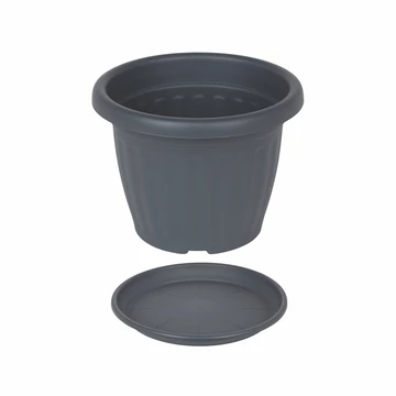 Virágcserép alátét - 25 cm - antracit