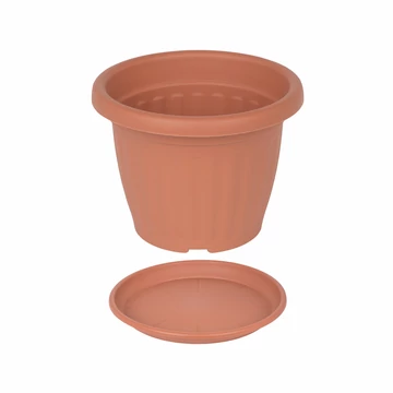 Virágcserép alátét - 22 cm - terrakotta